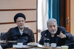 دکتر بیژن رنجبر رئیس دانشگاه آزاد اسلامی و حجت الاسلام سید سعیدرضا عاملی