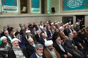 دیدار هزاران نفر از مداحان و ستایشگران اهل بیت(ع) با رهبر معظم انقلاب