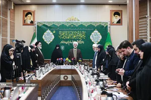 نشست ستاد بزرگداشت مقام زن و روز مادر با حضور حجت&zwnj;الاسلام محمدمهدی عرب&zwnj;انصاری، معاون حقوقی و امور استان&zwnj;های شورای هماهنگی سازمان تبلیغات اسلامی و ریحانه سلامی رئیس ستاد بزرگداشت مقام زن و روز مادر