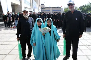مراسم اقامه نماز بر پیکر امام شهید امت