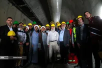 بازدید اعضای شوراهای شهر از خط ۱۰ مترو