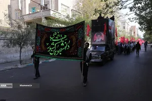 عزاداری هیئت&zwnj;های دانشجویی به مناسبت اربعین حسینی در جوار محل شهادت رهبر شهید انقلاب