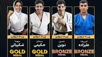 جودوی قهرمانی نوجوانان آسیا| تیم ملی نوجوانان ایران با کسب دو مدال طلا و دو برنز در آسیا سوم شد