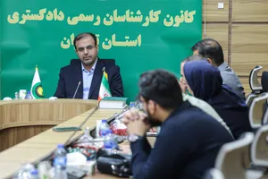 نشست خبری غلامرضا هوایی رئیس کانون کارشناسان رسمی دادگستری استان تهران