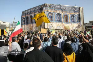 تجمع مردمی علیه جنایات آمریکا و رژیم صهیونی - تهران