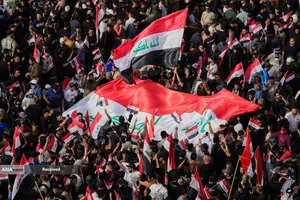 راهپیمایی میلیونی عراقی&zwnj;ها در حمایت از ایران و جبهه مقاومت