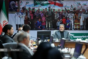 نشست جمعی از بسیجیان با بیژن رنجبر رئیس دانشگاه آزاد اسلامی