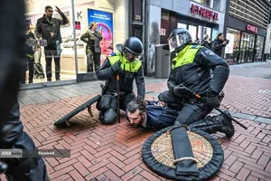 تجمع ۲۵۰ هزار نفری در هلند علیه رژیم صهیونیستی