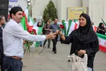 استقبال رنجبر از دانشجویان دانشگاه آزاد