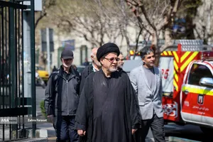 تشییع پیکر شهیدان لاریجانی، سلیمانی و شهدای ناو دنا
