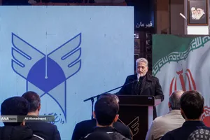 رونمایی از یادمان شهدای جنگ رمضان در مجتمع شهید صدرزاده دانشگاه آزاد