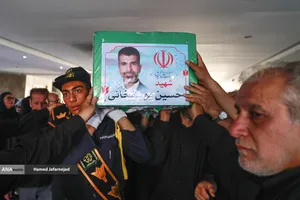 تشییع و تدفین پیکر مطهر بسیجی شهید حسین یوسفخانی