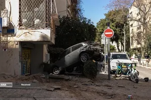 اصابت موشک &zwnj;های بارشی ایران در تلاویو