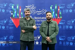 خیرالله تقیانی پور کارگردان فیلم قلب رقه فتوکال جشنواره فیلم مقاومت