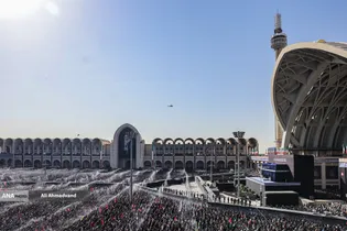Funeral prayer held for Iran's martyred leader
