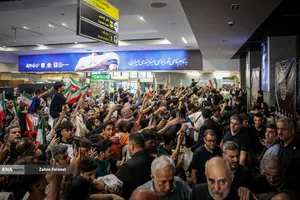 آیین استقبال از ملی پوشان 