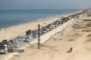 مردم آواره شهر غزه