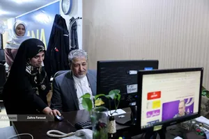 بازدید بیژن رنجبر رییس دانشگاه آزاد اسلامی از گروه دانشگاه خبرگزاری آنا