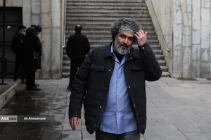 محسن برمهانی معاون سیما در مراسم یادبود رضا رویگری