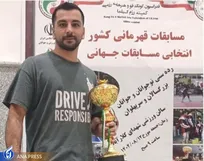 نایب قهرمانی دانشجوی دانشگاه آزاد در مسابقات کشتی رزم گیلما