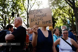 تظاهرات ضد جنگ در آمریکا