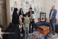 دلجویی دانشگاهیان استان مرکزی از خانواده شهید مدافع حرم