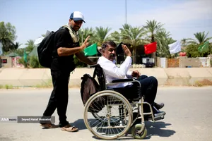 پیاده روی زائرین اربعین حسینی از طریق العلما