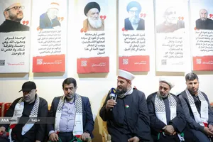 بازدید حجت&zwnj;الاسلام سیدعبدالفتاح نواب، نماینده ولی&zwnj;فقیه در امور حج و زیارت از موکب الاقصی فلسطینیان در مسیر مشایه و کربلای معلی 