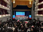 آیین سوگ اربعین رهبر شهید انقلاب «امینِ ایران» در تالار وحدت برگزار شد/ ارکستر ملی ایران سرود ملی را نواخت +فیلم