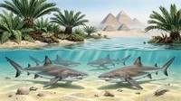وقتی صحرای مصر، دریایی مملو از کوسه بود