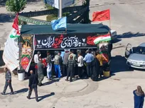 خدمت‌رسانی شبانه‌روزی موکب دانشگاه آزاد اسلامی قوچان به زائران و سوگواران امام شهید