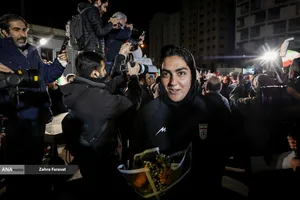 مراسم استقبال از تیم ملی فوتبال زنان