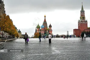 میدان سرخ مسکو در روسیه