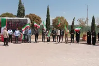 طنین نوای حماسه در دانشگاه آزاد اسلامی سیرجان؛ برافراشته شدن پرچم اقتدار در موکب بقیة‌الله(عج)