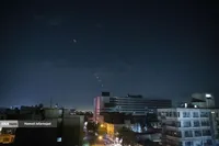 فعالیت پدافند هوایی علیه اهداف متخاصم در آسمان تهران