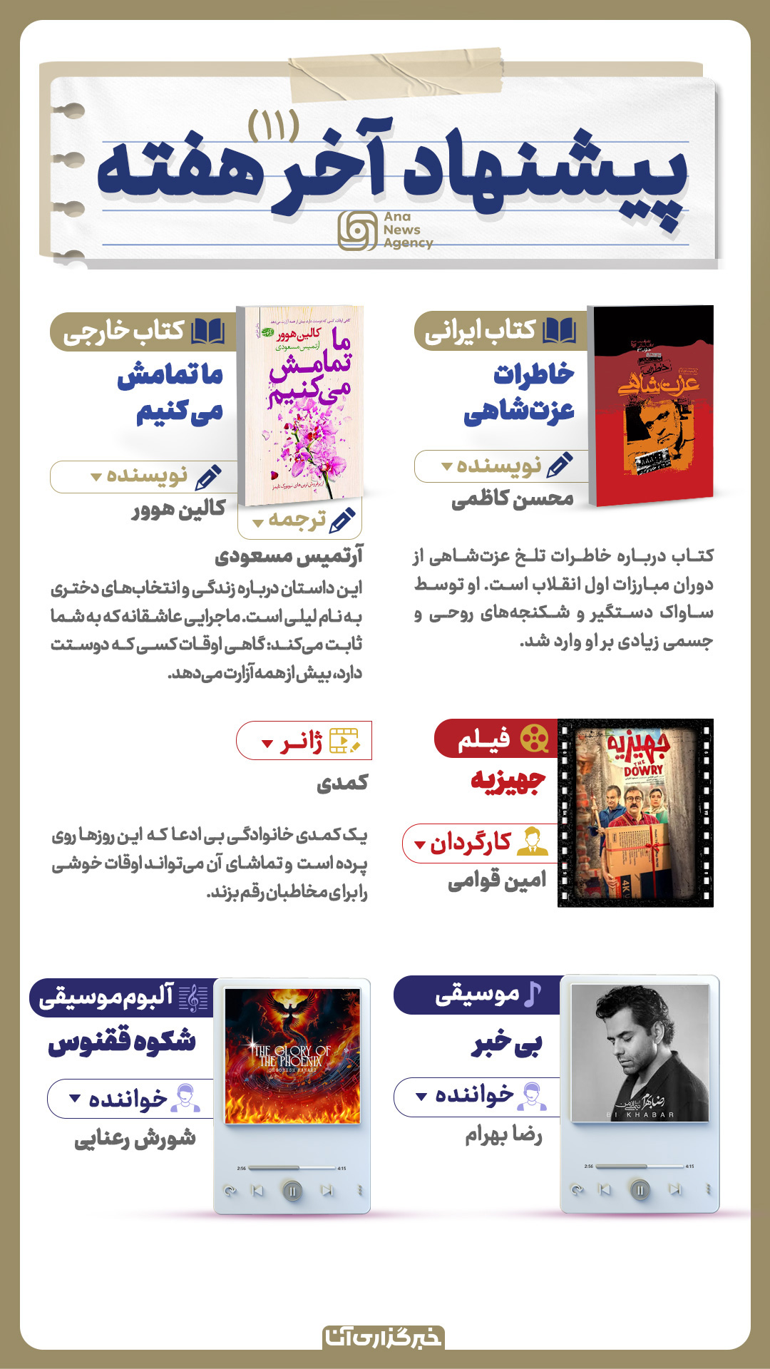 پیشنهاد آخر هفته (۱۱)