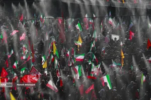 مراسم وداع با رهبر شهید انقلاب حضرت آیت الله سیدعلی خامنه&zwnj;ای (ره) و خانواده ایشان