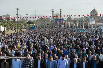 نماز عيد سعيد فطر در جوار بارگاه حضرت عبدالعظيم(ع)