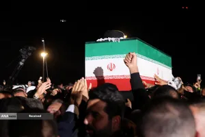 استقبال رسمی از پیکر مطهر امام شهید در عراق با حضور رییس جمهور