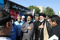بازدید نماینده ولی فقیه در امور حج و زیارت از موکب سازمان حج در مراسم تشییع «آقای شهید»