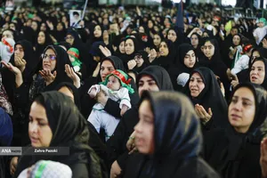 مراسم شیرخوارگان حسینی در مصلی امام خمینی(ره)
