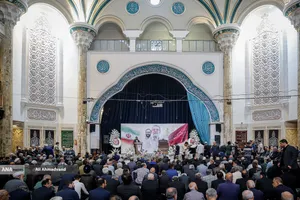 مراسم گرامیداشت شهید علی لاریجانی 