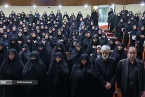 مراسم یادبود قائد شهید و بانوان شهیده بیت رهبری در دانشگاه الزهرا(س) 