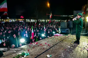 وداع و تشییع پیکر مطهر فرمانده یگان ویژه فاتحین سردار سرتیپ پاسدار شهید محمد علی فتحعلی زاده و&zwnj; همرزمانش