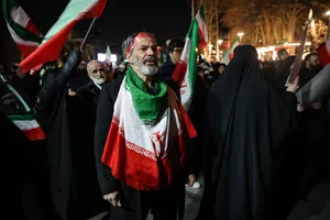 مراسم عزاداری در سوگ رهبر شهید انقلاب - میدان تجریش