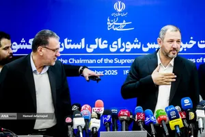 نشست خبری موسی&zwnj;الرضا حاجی&zwnj;بگلو، رئیس شورای عالی استان&zwnj;های کشور