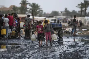 تشنگی زیر آوار و محاصره در غزه