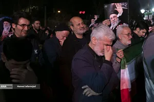 دومین شب عزاداری در سوگ رهبر شهید انقلاب - خیابان نبرد