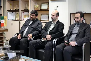 بازدید عليرضا لادن مقدم سرپرست معاونت علوم تربيتي و مهارتي دانشگاه آزاد از خبرگزاری آنا