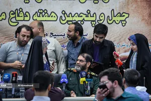 سردار حسین معروفی معاون هماهنگ&zwnj;کننده بسیج و رئیس ستاد گرامیداشت چهل و پنجمین هفته دفاع مقدس